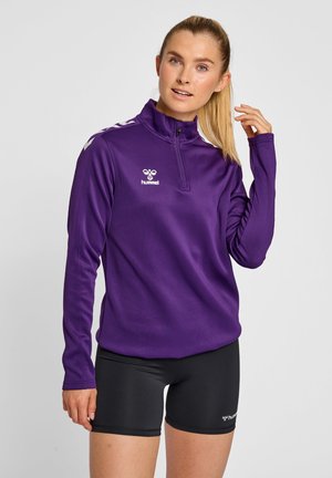 Hummel CORE HALF - Sweatshirt - purple