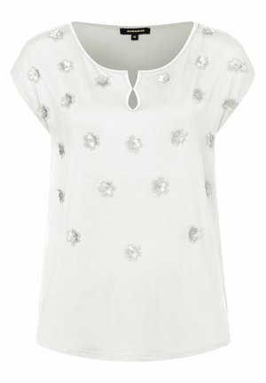 T-shirt med print - off-white