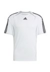 TEAMGEIST TEE - T-shirt med print - white   black