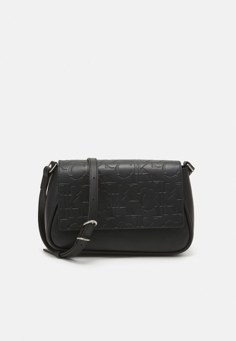 Calvin Klein Jeans SLEEK FLAP Across body bag black Zalando.co.uk