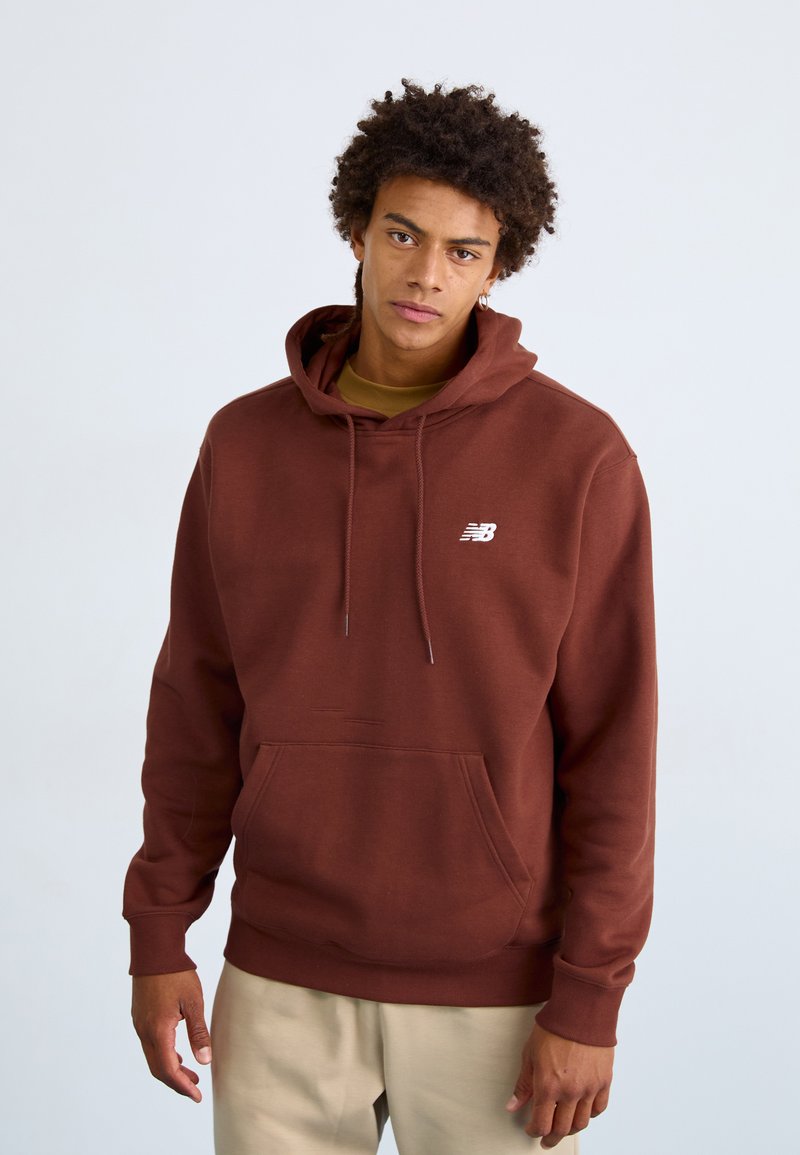 New Balance SPORT ESSENTIALS HOODIE UNISEX - Felpa - rich oak