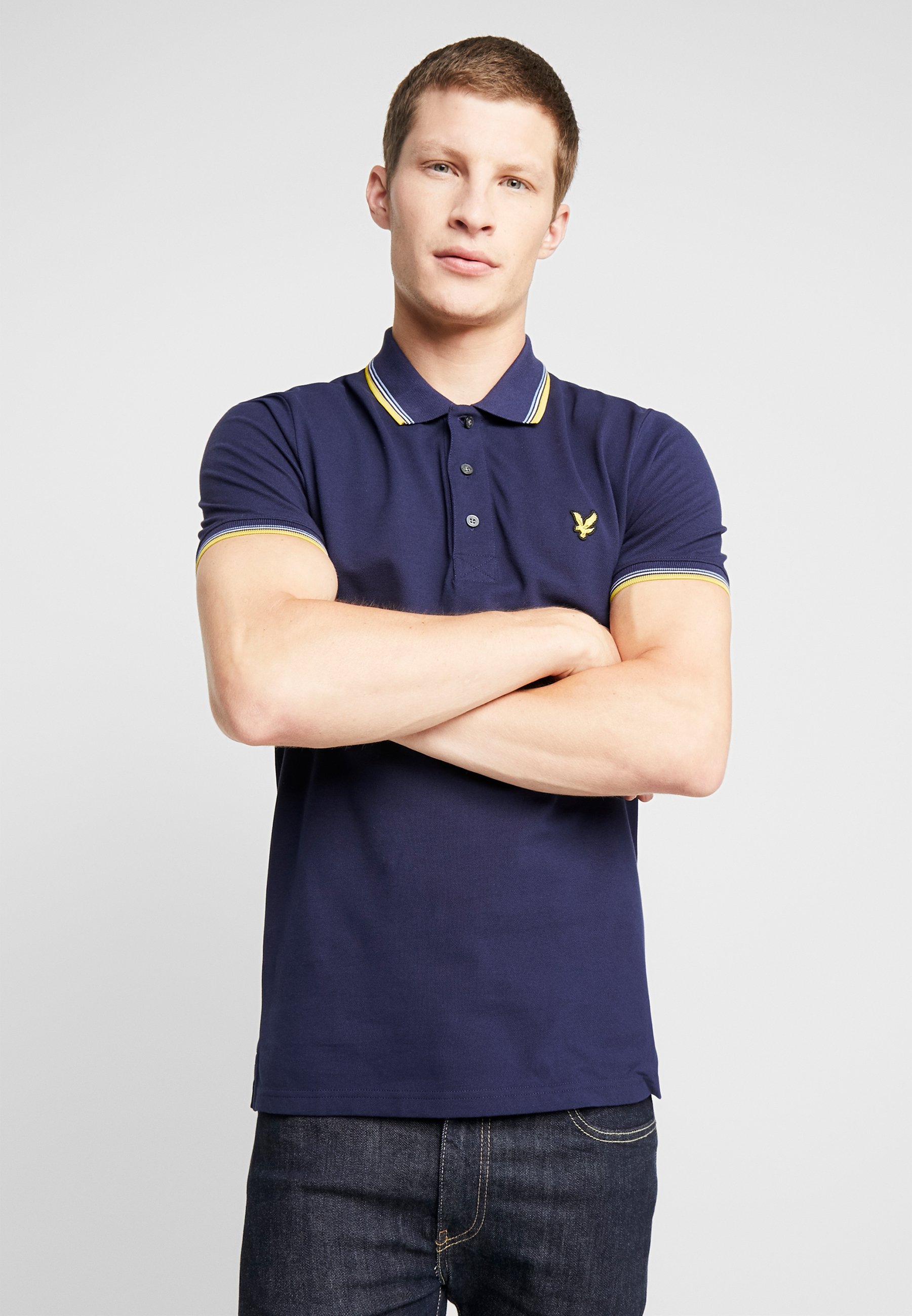 blue yellow polo
