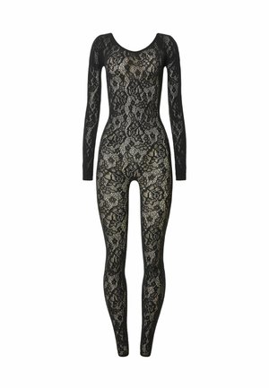 Wolford, INFINITE ROSE NET JUMPSUIT - Jumpsuit - black