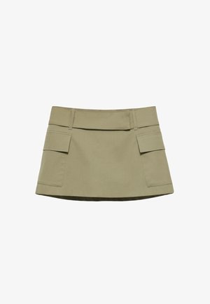 PULL&BEAR, CARGO - SKORT - Jupe-short - green