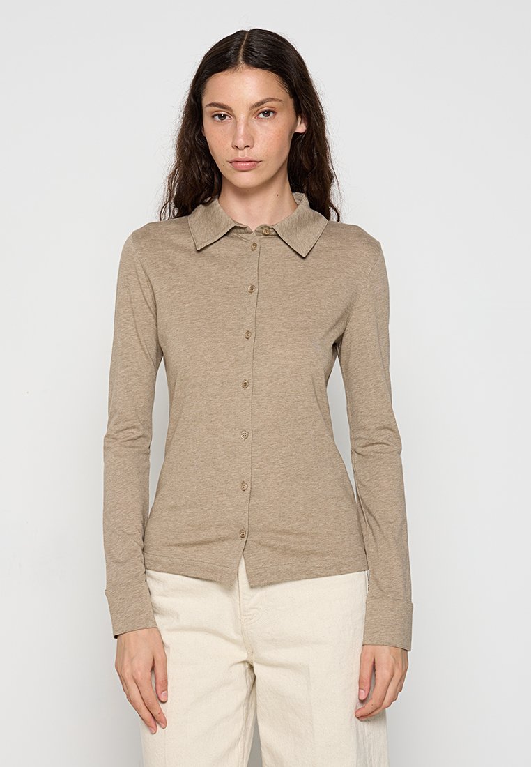 Boss Overhemdblouse beige