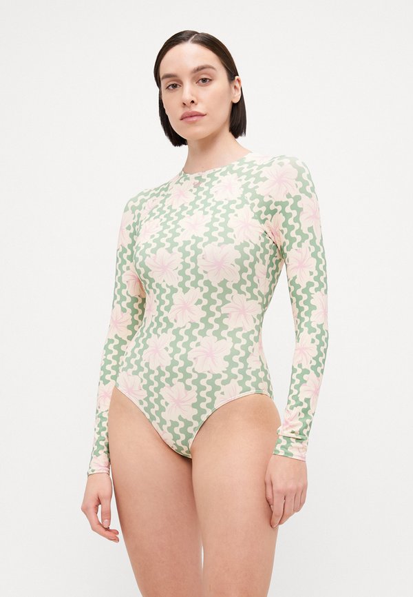 HIBISCUS DAZE ONESIE - Swimsuit - basil3