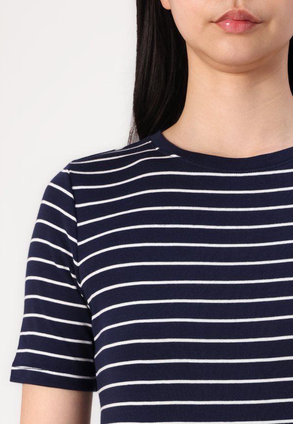 MODERN CREW STRIPE - Print T-shirt2
