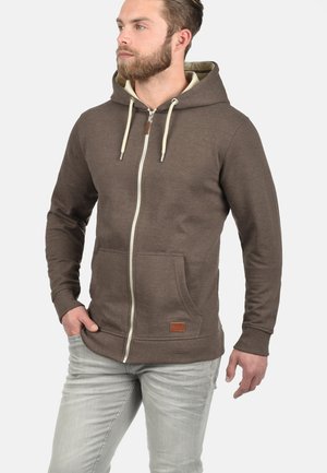 BHHULKER - Mikina na zip - brown