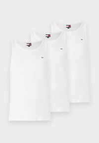 SLIM FLAG TANK 3 PACK - Top - ecru