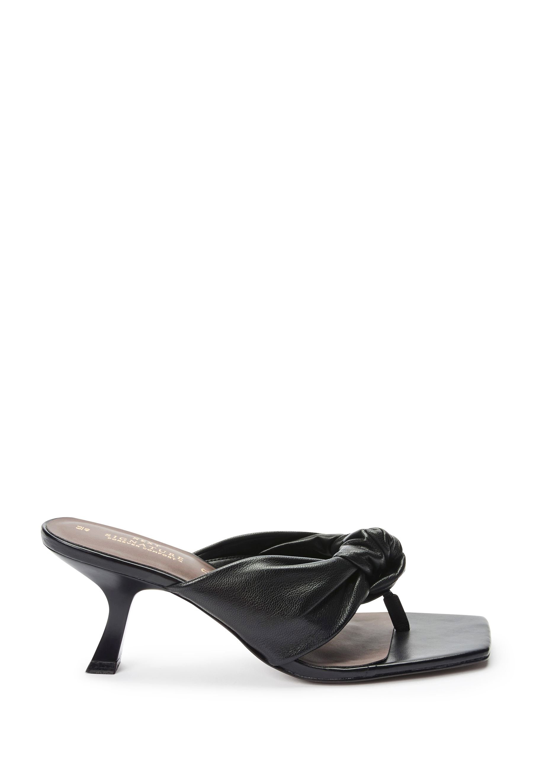 Next SIGNATURE TWIST - Muiltjes met hak - black/zwart - Zalando.nl