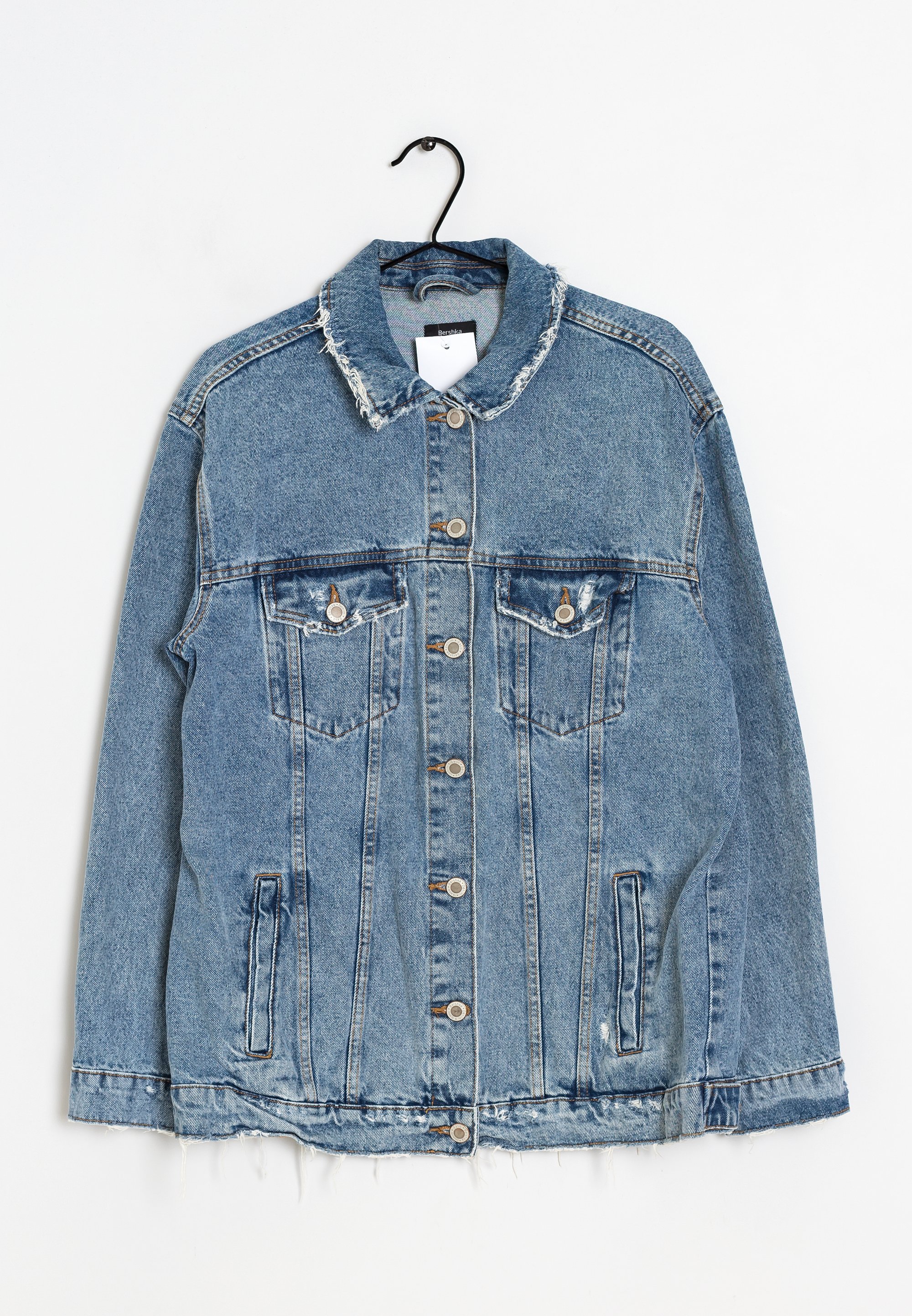 Bershka Chaqueta vaquera - blue/azul - (Segunda mano)