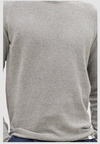 Nowadays HONEYCOMB CREW NECK - Strickpullover - midgrey