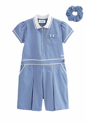 GINGHAM SCHOOL PLAYSUIT-REGULAR FIT - Kombinezons - blue