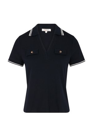 Morgan, MORGAN MORGAN FITTED POLO T-SHIRT - Polo - bleu marine
