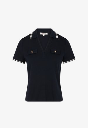 Morgan, MORGAN MORGAN FITTED POLO T-SHIRT - Polo - bleu marine