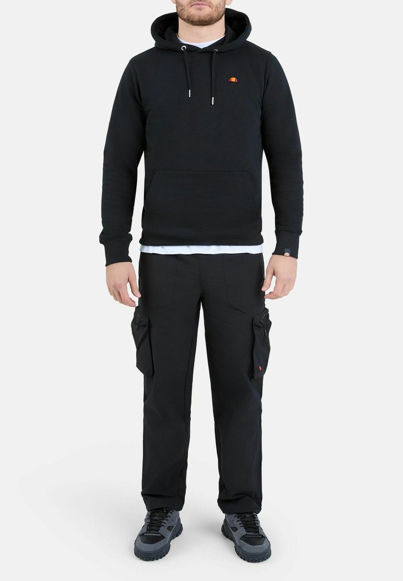 Sweat à Capuche Homme Ellesse – Noir – Taille M – Coton Et Polyester – Occasion TBE