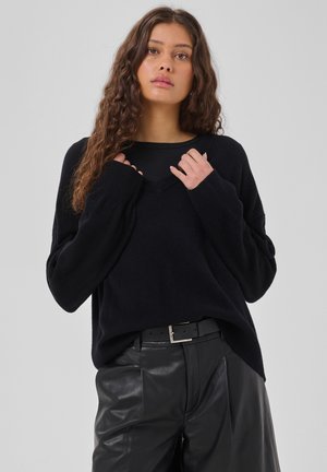 My Essential Wardrobe, MWJOLA V-NECK - Pullover - black