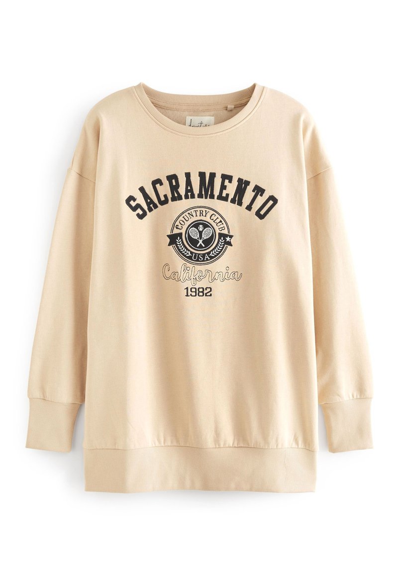Next GRAPHIC SWEATSHIRT - Sweatshirt - neutral sacramento/beige - ZALANDO.FR