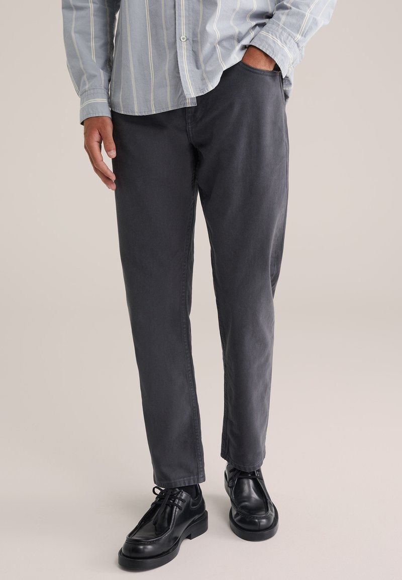 WE Fashion BLUE RIDGE - Vaqueros rectos - dark grey