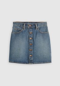 RETRO BUTTON FRONT SKIRT - Denim skirt - eight track
