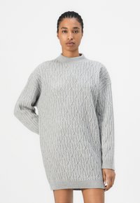 DRYKORN ELSTERI - Rochie tricotată - grey