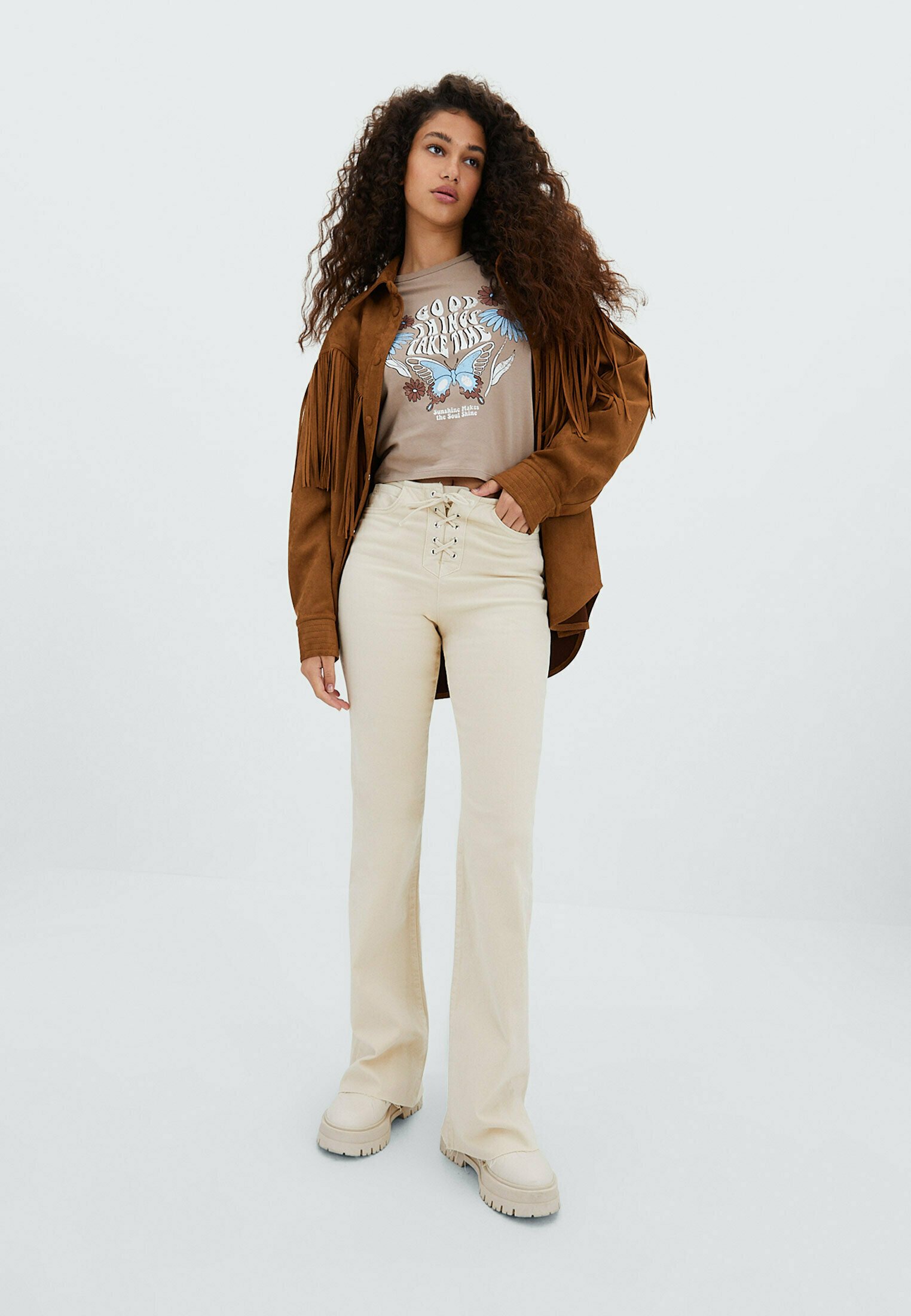 Vaqueros Culotte Mujer | ZARA Colombia