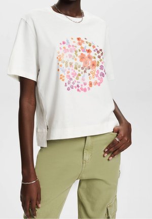 Esprit Camiseta estampada - off-white