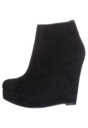 Botines de tacón - black
