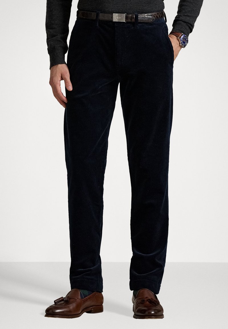 Polo Ralph Lauren STRETCH STRAIGHT FIT CORDUROY TROUSER - Nadrágok - aviator navy