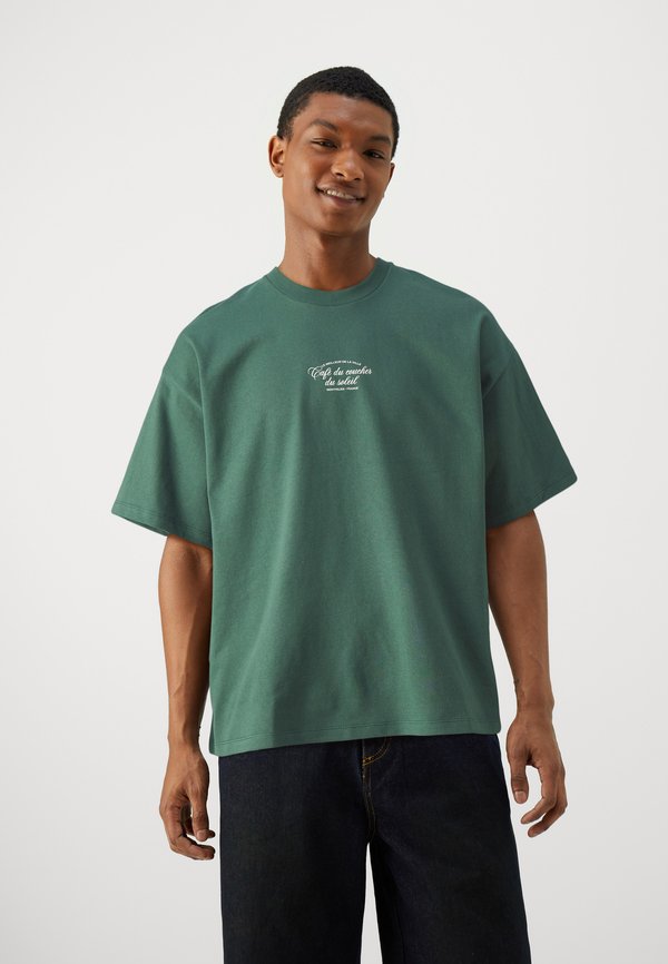 SLHBOXY CAFÉ TEE - Print T-shirt4