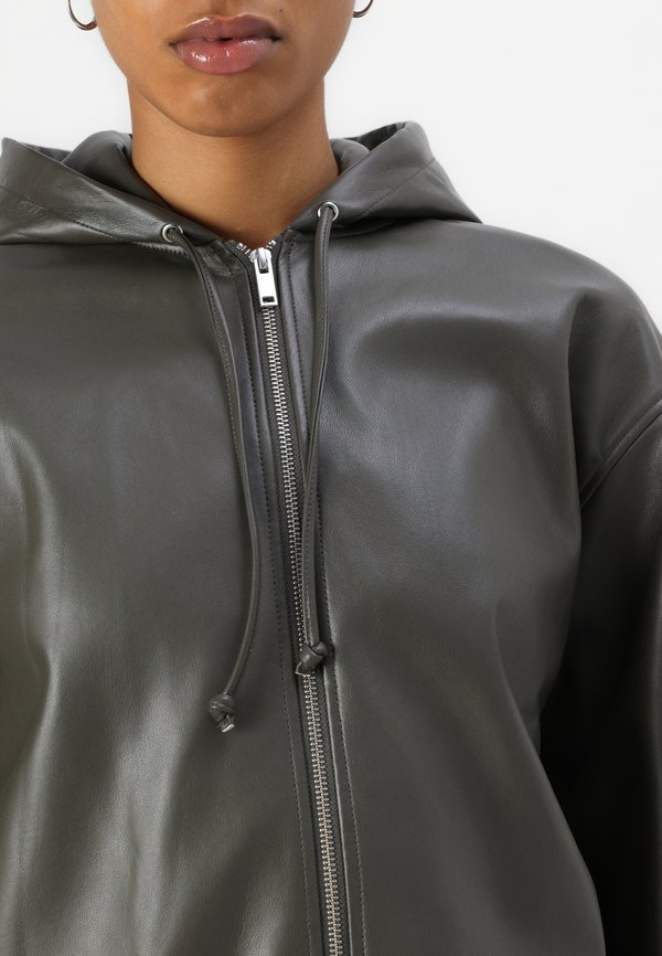 VANA ZIP HOODIE  - Leather jacket - beluga3