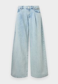 WIDE LEG PANTS - Džinsi ar platām starām - light blue denim