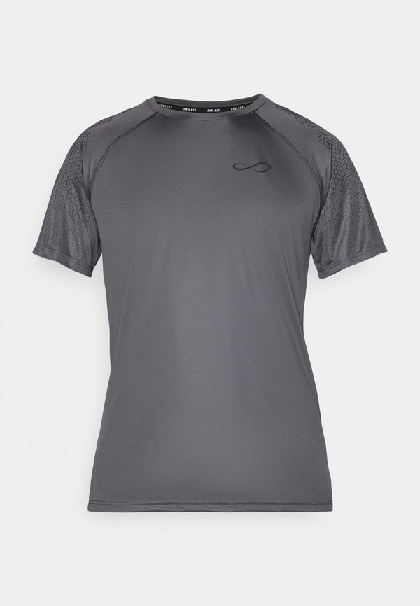 FEISTY HEXAGON - Print T-shirt - titanium2