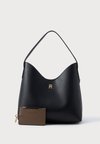 HILFIGER ICON TH MONOGRAM SHOULDER BAG - Käekott - black