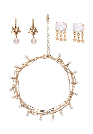 SET - Øreringe - gold-coloured