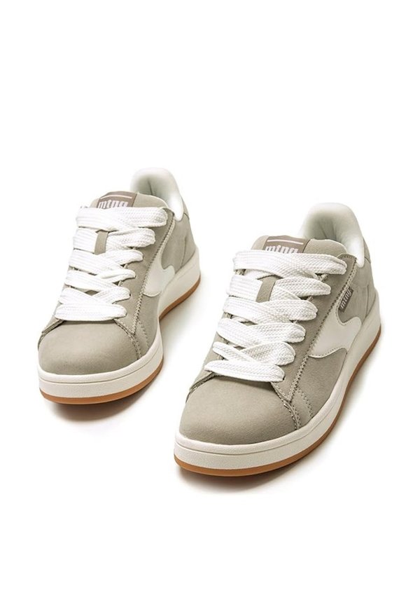 COLLEGE - Trainers - grlotti gris  bulle blanco3