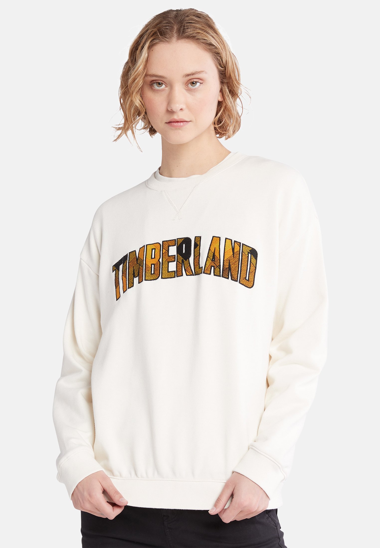 Timberland PLAID - Sweatshirt - vintage white/offwhite - Zalando.de