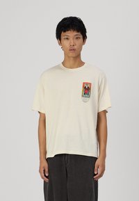Jack & Jones JORORACLE TEE CREW NECK - T-shirts print - buttercream