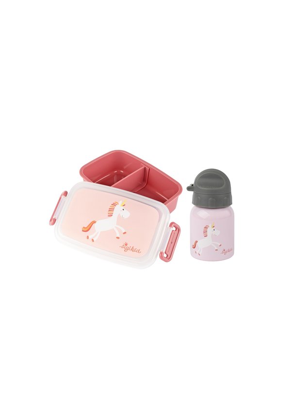 SET  - Kinder Geschirrset - rosa einhorn