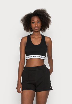 Tommy Jeans LOGO CROP - Débardeur - black