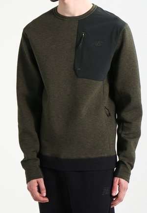 Sweatshirt - mottled olive