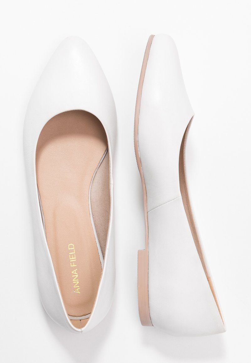 Feversole Ballerina's met ronde neus en schattige strik voor dames
