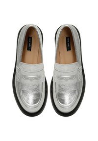 Nine West LOAFER LUNLER2 - Jalga libistatavad jalanõud - silver