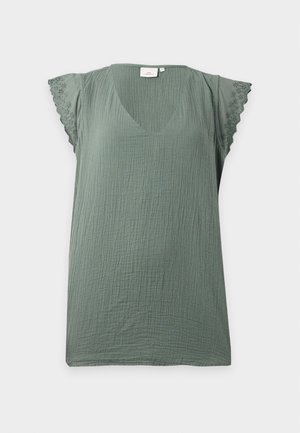 ONLY Carmakoma, CARTHYRA LIFE MIX DRESS - Robe de jour - laurel wreath
