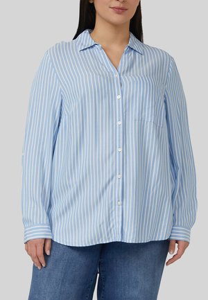 Hemdbluse - arktisblau