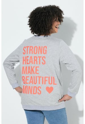 KOMFORT FIT NEON-RÜCKENSTATEMENT - Felpa - pale mottled grey