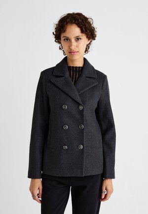 ONLAUGUSTA MILITARY JACKET - Kort kåpe / frakk - dark grey