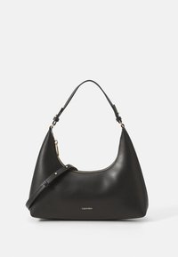 FOIL LOGO SHOU﻿LDER BAG - Handbag - black/toasted coconut