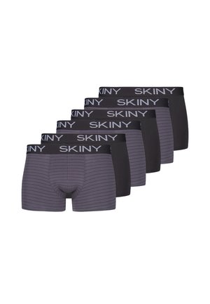 6ER PACK - Boxer briefs - anthracite stripe selection