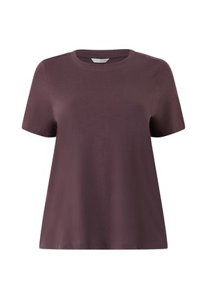 Ellos Plus collection, T-SHIRT MIT RUNDHALSAUSSCHNITT. - T-shirts basic - purple
